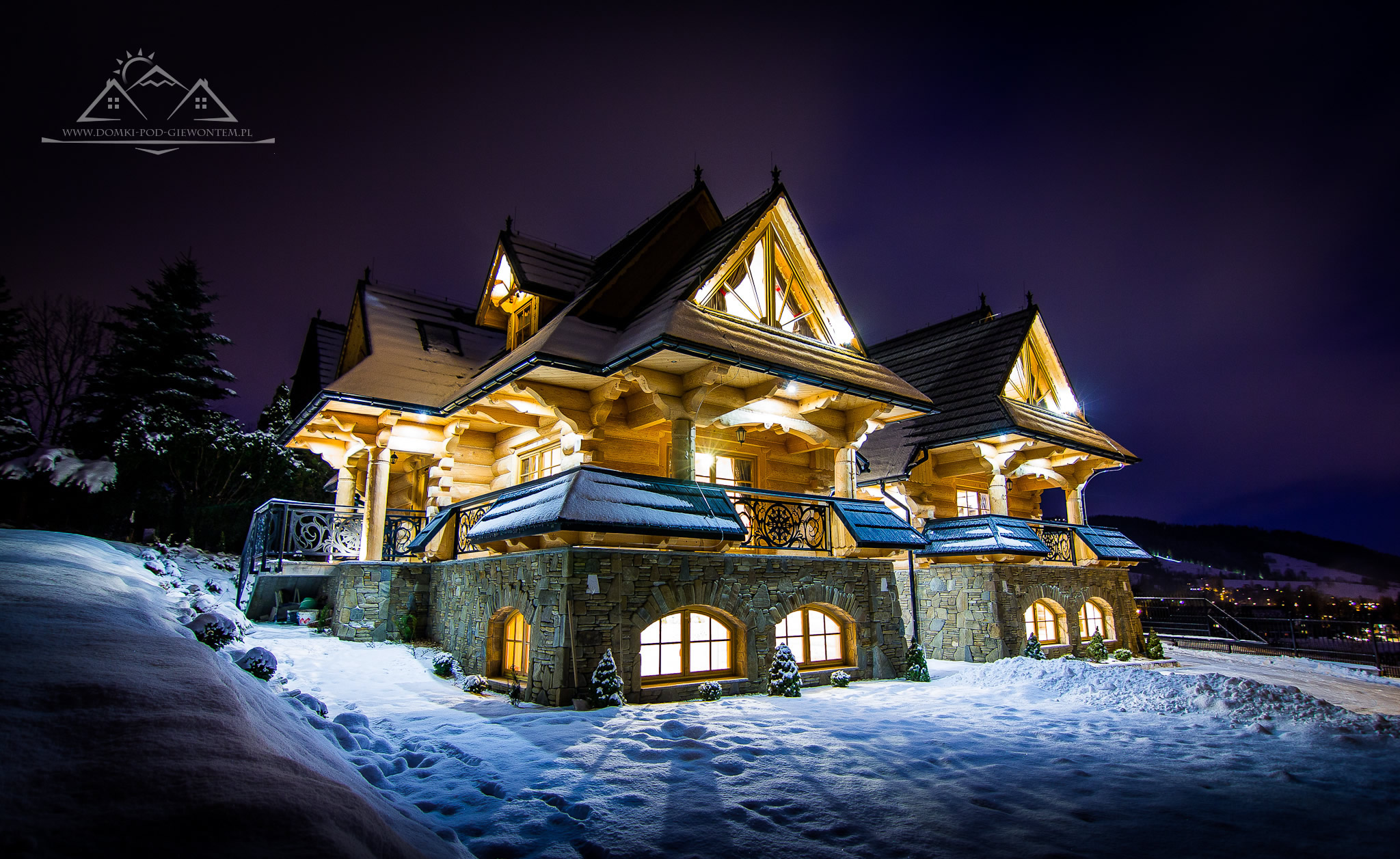 domek do wynajęcia zakopane - Oświetlone domkii
