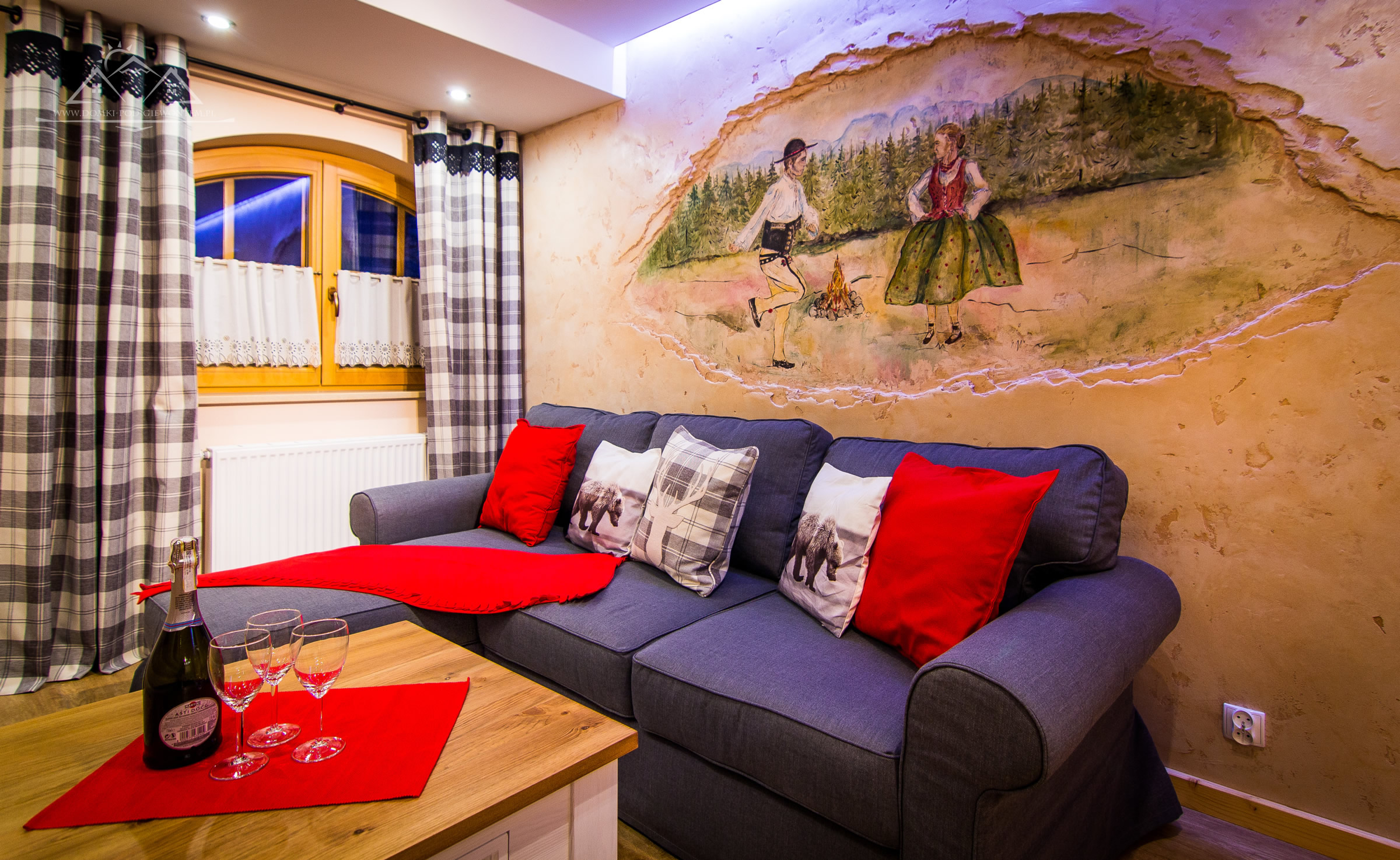 apartament do wynajęcia zakopane - Wygodna, duża sofa
